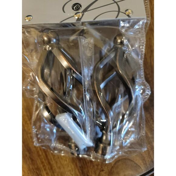 NEW Factory Sealed Cambria Classic Torch Curtain Rod End Set Bronze (Set of 2) - Picture 3 of 12